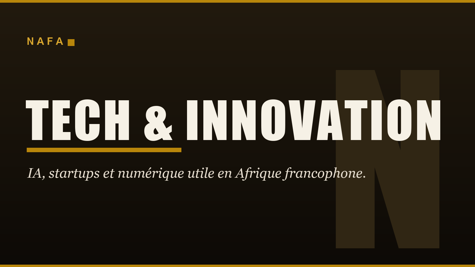 Tech & Innovation