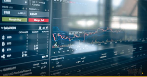 Écran affichant des graphiques de cours boursiers